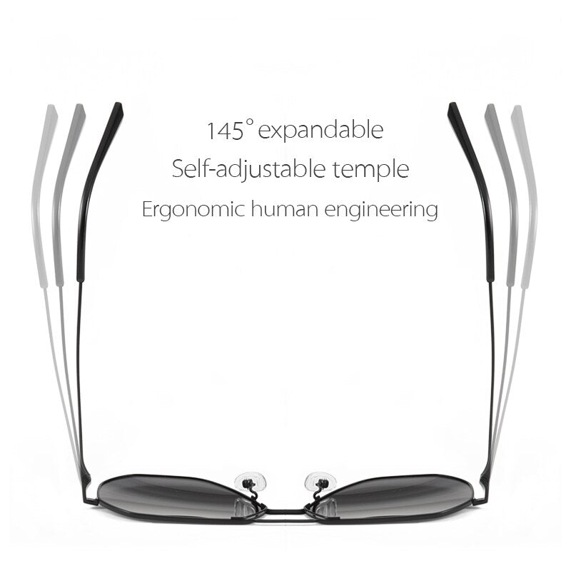 Aidien Men's Full Rim Alloy Frame Myopic Reading Glasses with UV Protection - Lightweight & Durable Eyewear for Reading, Driving, and Outdoor Activities (Model 8692)