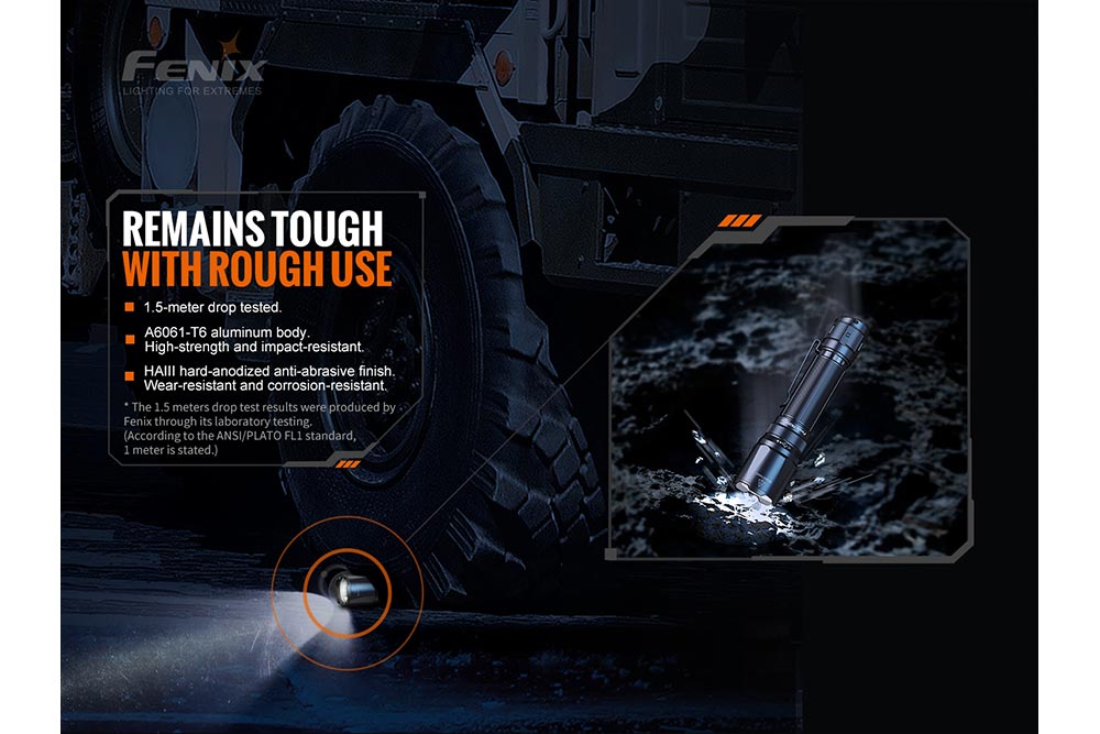 Fenix TK20R V2.0 Rechargeable LED Flashlight - 3000 Lumens High Power Tactical Flashlight with USB-C Charging | Perfect for Camping, Hiking, Emergency & Outdoor Adventures