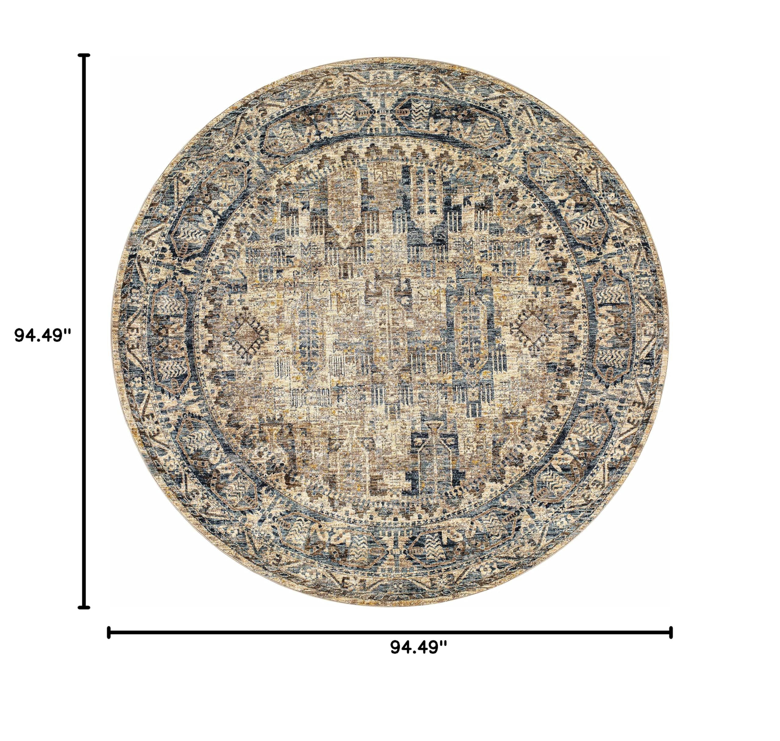 Premium Hauteloom Mundesley Traditional Area Rug - 7'10