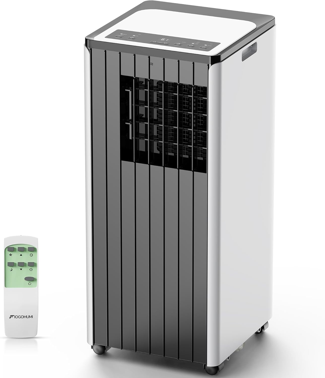 12,000 BTU Portable Air Conditioner with Dehumidifier & Remote Control - Cools Rooms Up to 450 Sq.Ft - Energy Efficient Window AC Unit with 24H Timer & Fan Mode - Perfect for Bedrooms, Offices, and Small Apartments