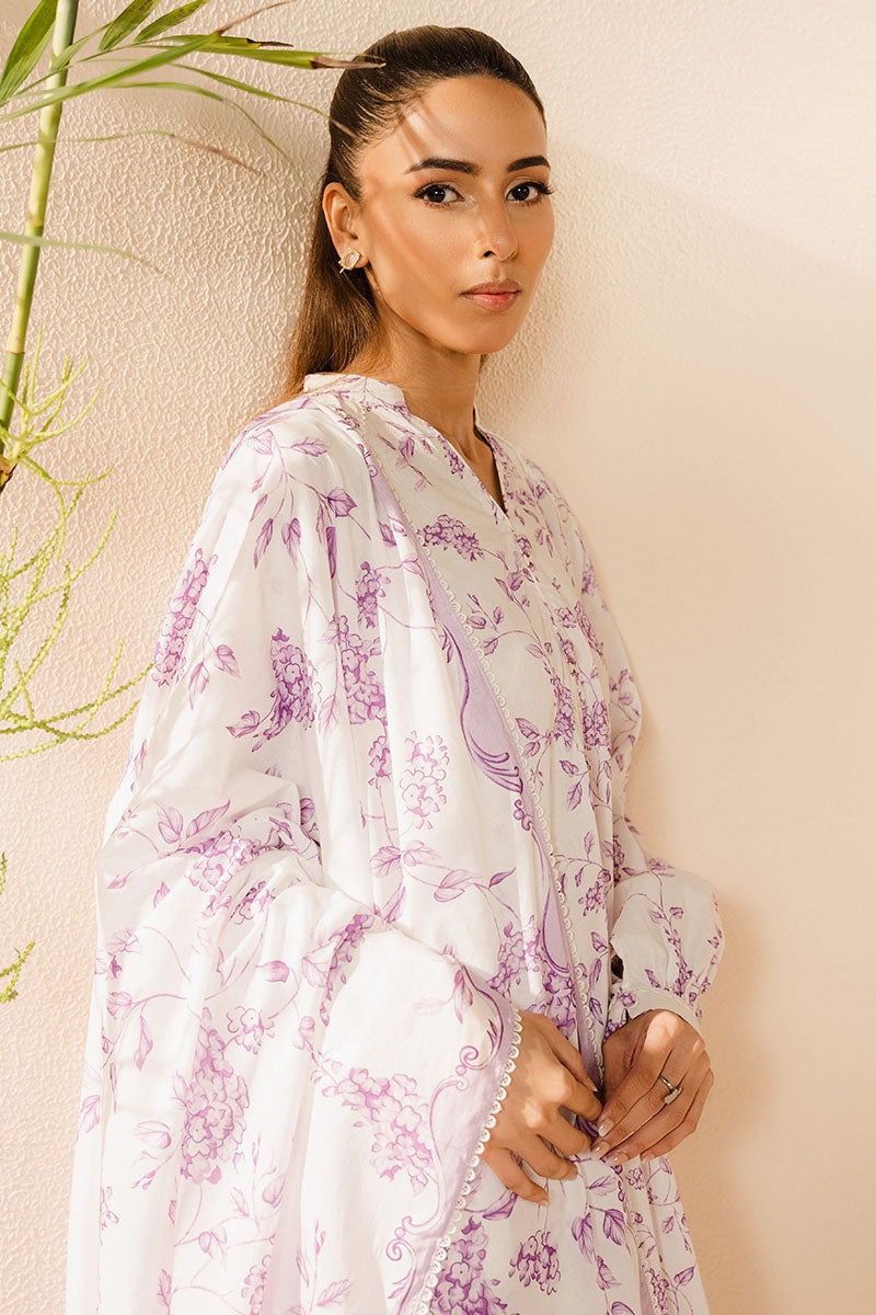 LILAC MUSE 3-Piece Outfit Set - Stylish Shirt, Comfortable Trousers & Elegant Dupatta for Women | Perfect for Casual Wear, Office Outfits & Special Occasions
