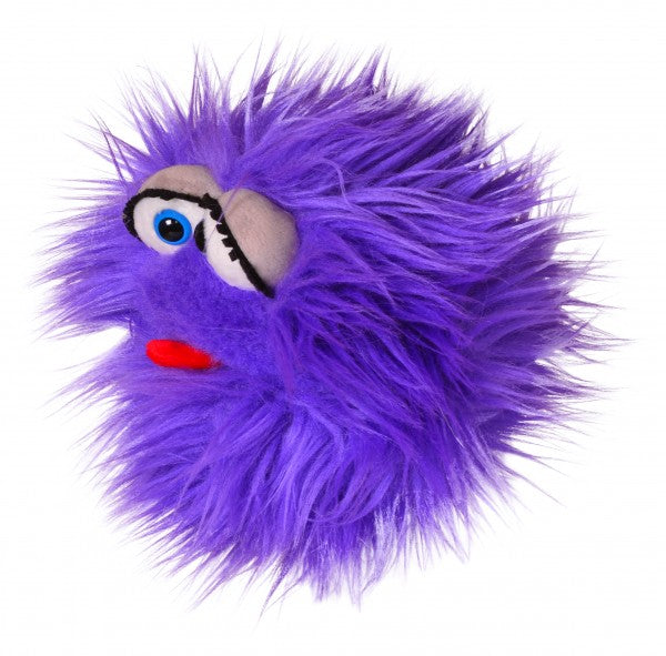 Fluffy Purple 20cm Hand Puppet - Soft Plush Animal Toy for Kids Storytelling & Role Play (Code 151) | Perfect for Classroom Activities, Birthday Gifts & Interactive Play