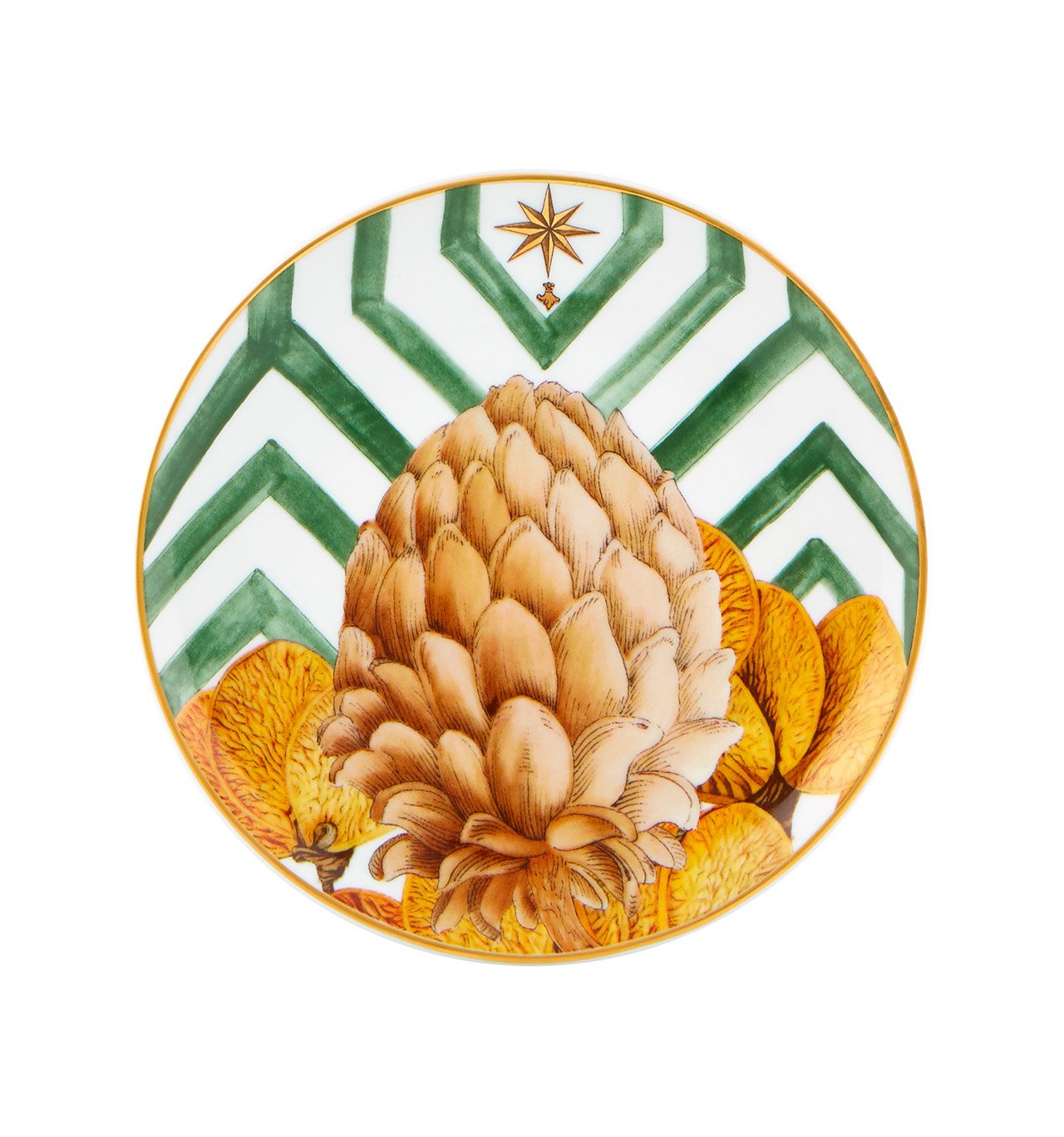 Amazonia Bread and Butter Plates - Set of 4, 6.5 Inch Porcelain Appetizer Plates for Dinner, Dessert, Side Dishes - Elegant Tableware for Restaurants, Weddings, and Home Dining