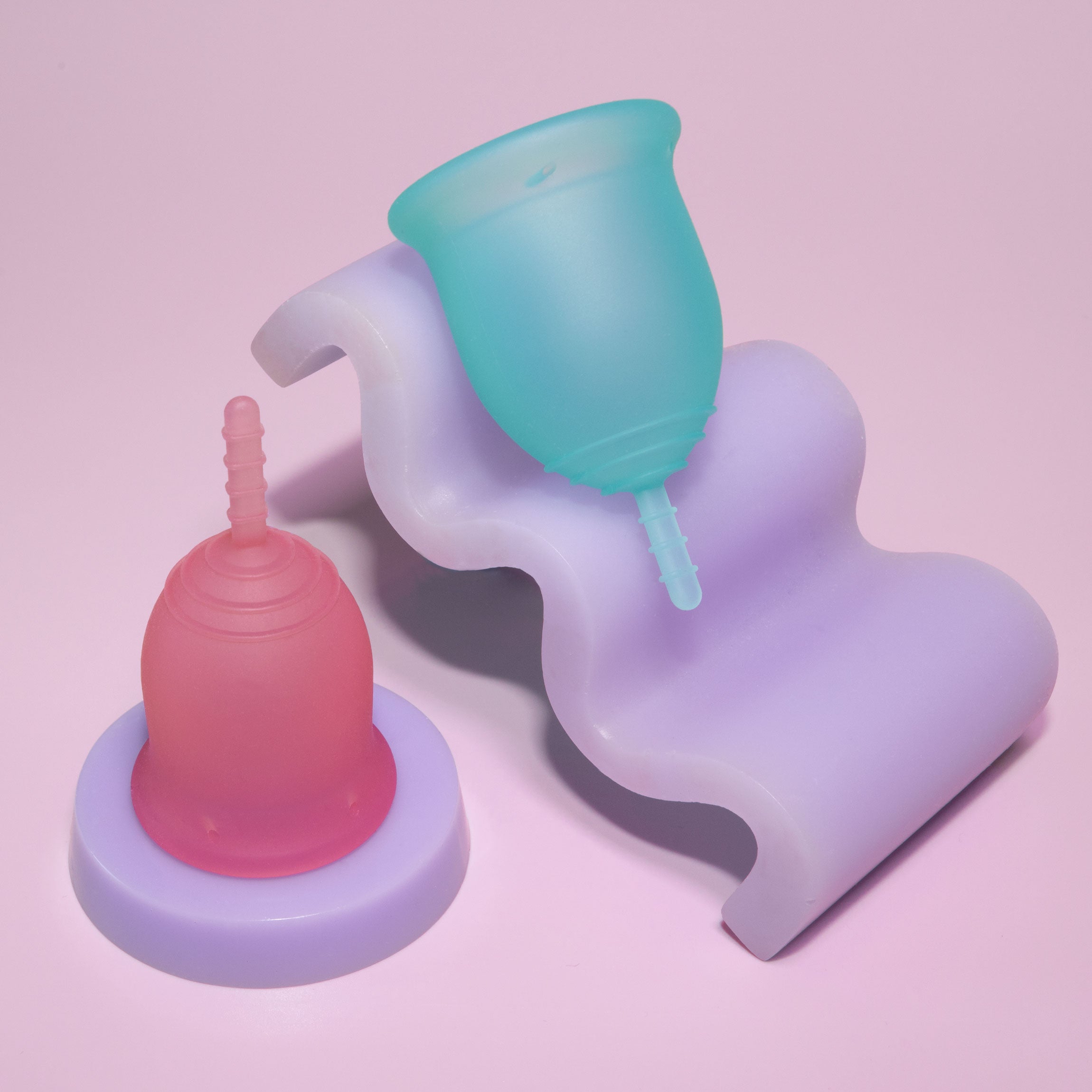 **Lena Menstrual Cup - Reusable Silicone Menstrual Cup for Women - Eco-Friendly Period Protection - Comfortable & Leak-Proof for Active Lifestyles (Sports, Travel, Work)**