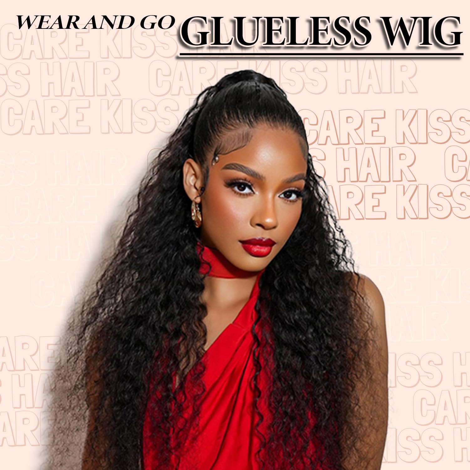 30 Inch Deep Wave Lace Front Wigs Human Hair - 200% Density 6x6 HD Transparent Lace Frontal - Glueless Wet & Wavy Pre-Plucked with Baby Hair - Perfect for Daily Wear, Cosplay, and Special Occasions