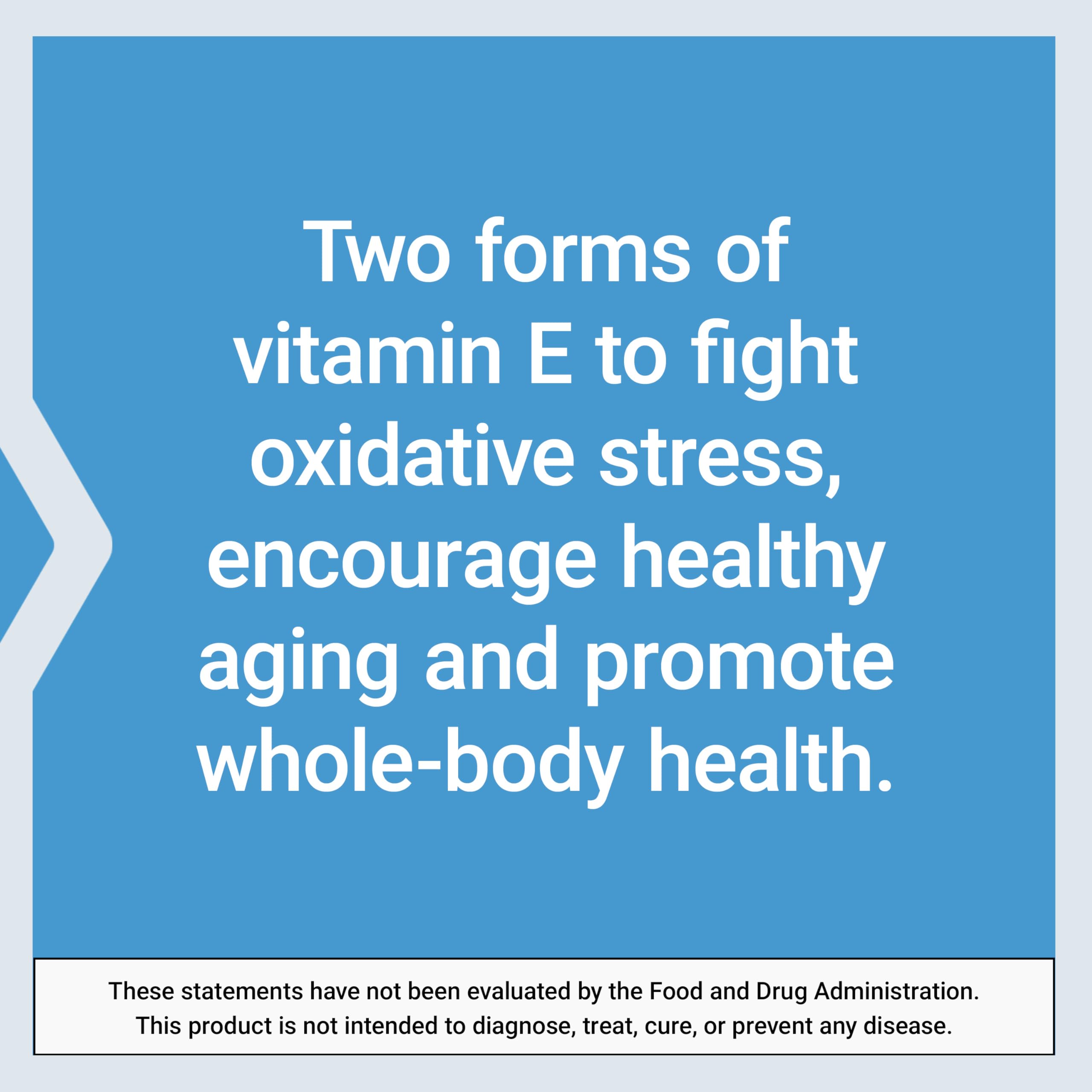 Life Extension Gamma E Mixed Tocopherols Vitamin E Supplement with Sesame Lignans - 60 Softgels for Healthy Aging | Gluten-Free, Non-GMO | Supports Heart, Skin & Immune Health | Perfect for Daily Wellness Routine & Antioxidant Protection