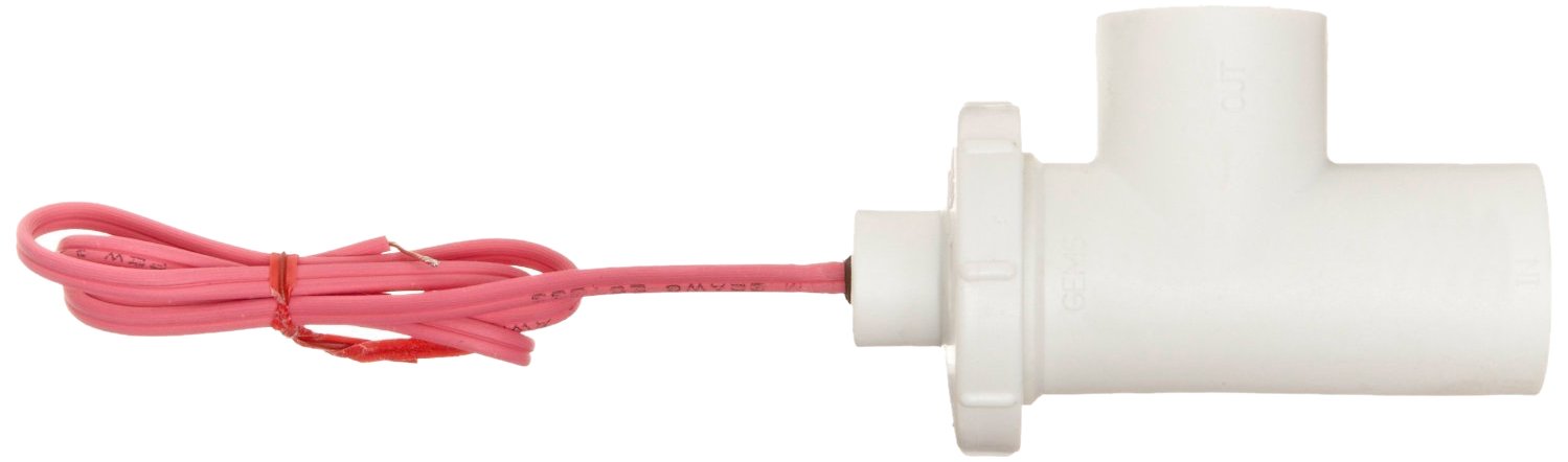 Gems Sensors FS-500 Series Polypropylene Flow Switch - 0.25 GPM Shuttle Type Elbow with 3/4
