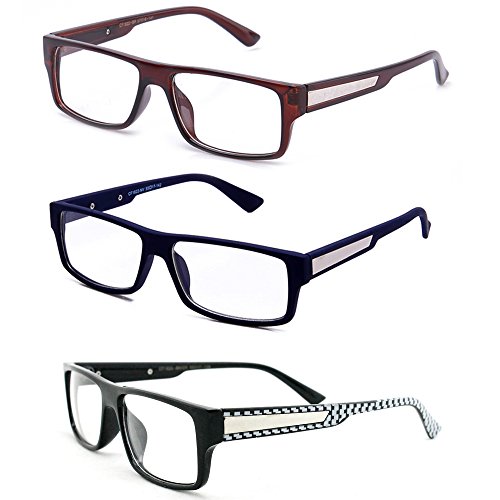 3 Pack Brown, Navy & Checkered