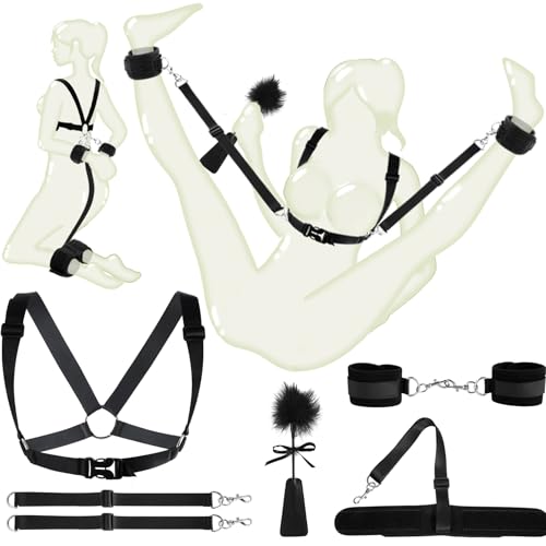 Black Restraints 7pcs Sets