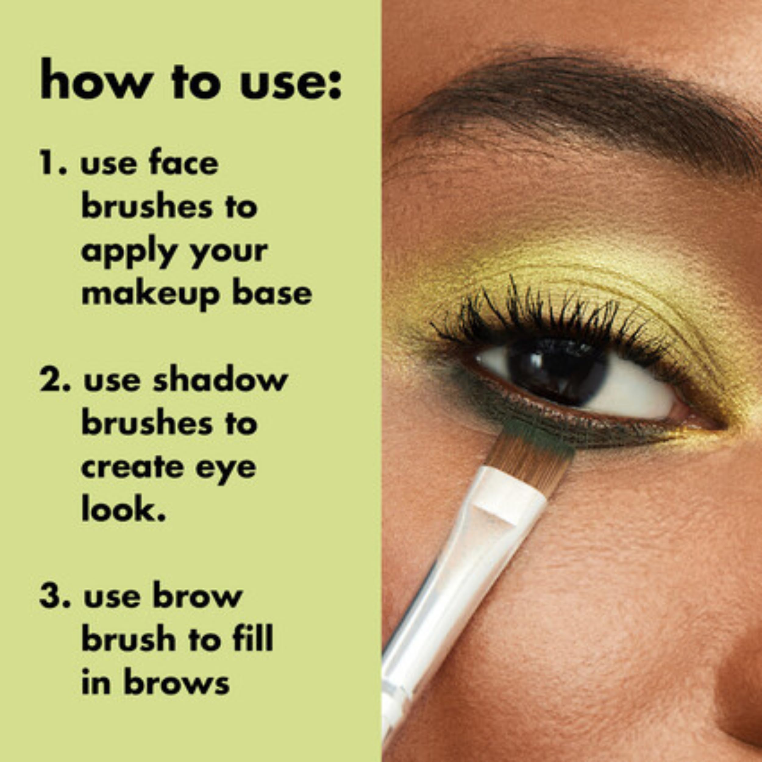 10Pcs Professional Makeup Brush Set - Concealer, Eyelash & Eyeshadow Brushes for Flawless Makeup Application | Perfect for Daily Use, Travel & Professional Makeup Artists