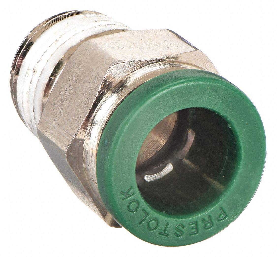 Nickel Plated Brass Push-to-Connect Fitting - 3/8