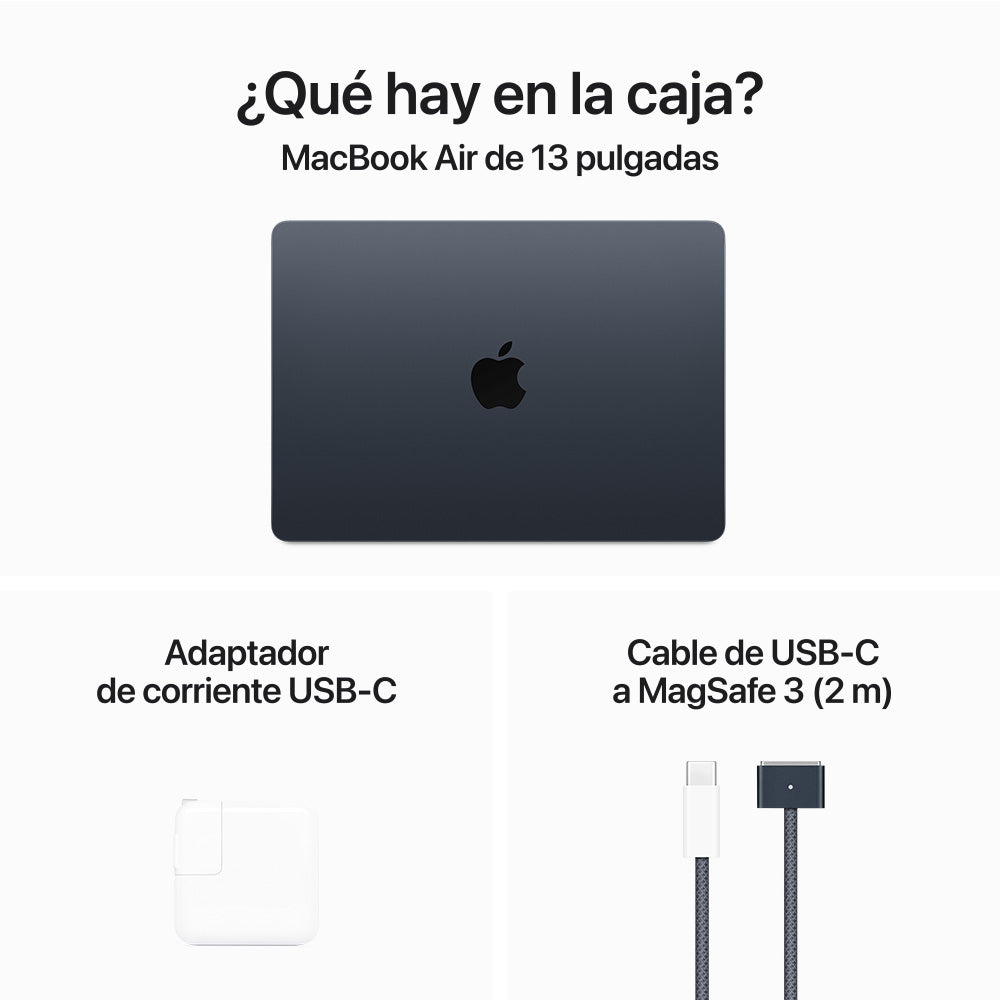 Apple MacBook Air 13-inch with M3 Chip - 8-Core CPU, 8-Core GPU, 256GB SSD - Midnight Blue | Lightweight Laptop for Work, Study & Travel