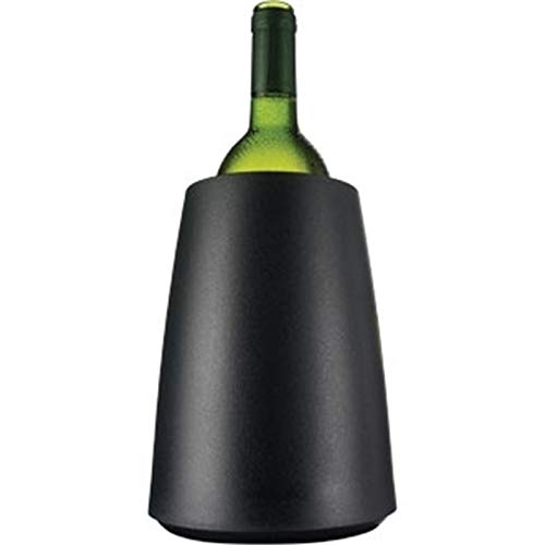 Vacu-Vin CD411 Rapid Wine Bottle Cooler - Black | Fast Chilling Wine Cooler for White, Rosé & Sparkling | Perfect for Parties, Dinners & Outdoor Events