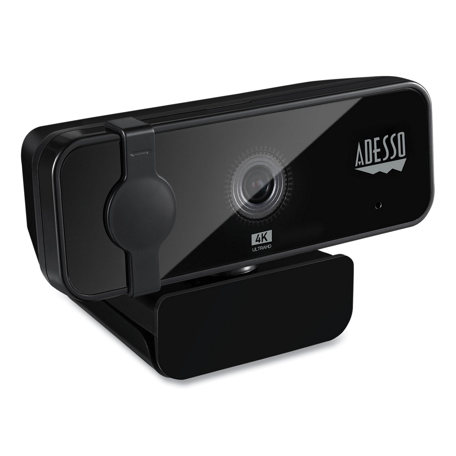 Adesso Cybertrack H6 4K USB Webcam with Built-in Microphone - 3840x2160 Resolution, 8MP Fixed Focus Camera for Video Conferencing, Streaming & Online Classes (Black)