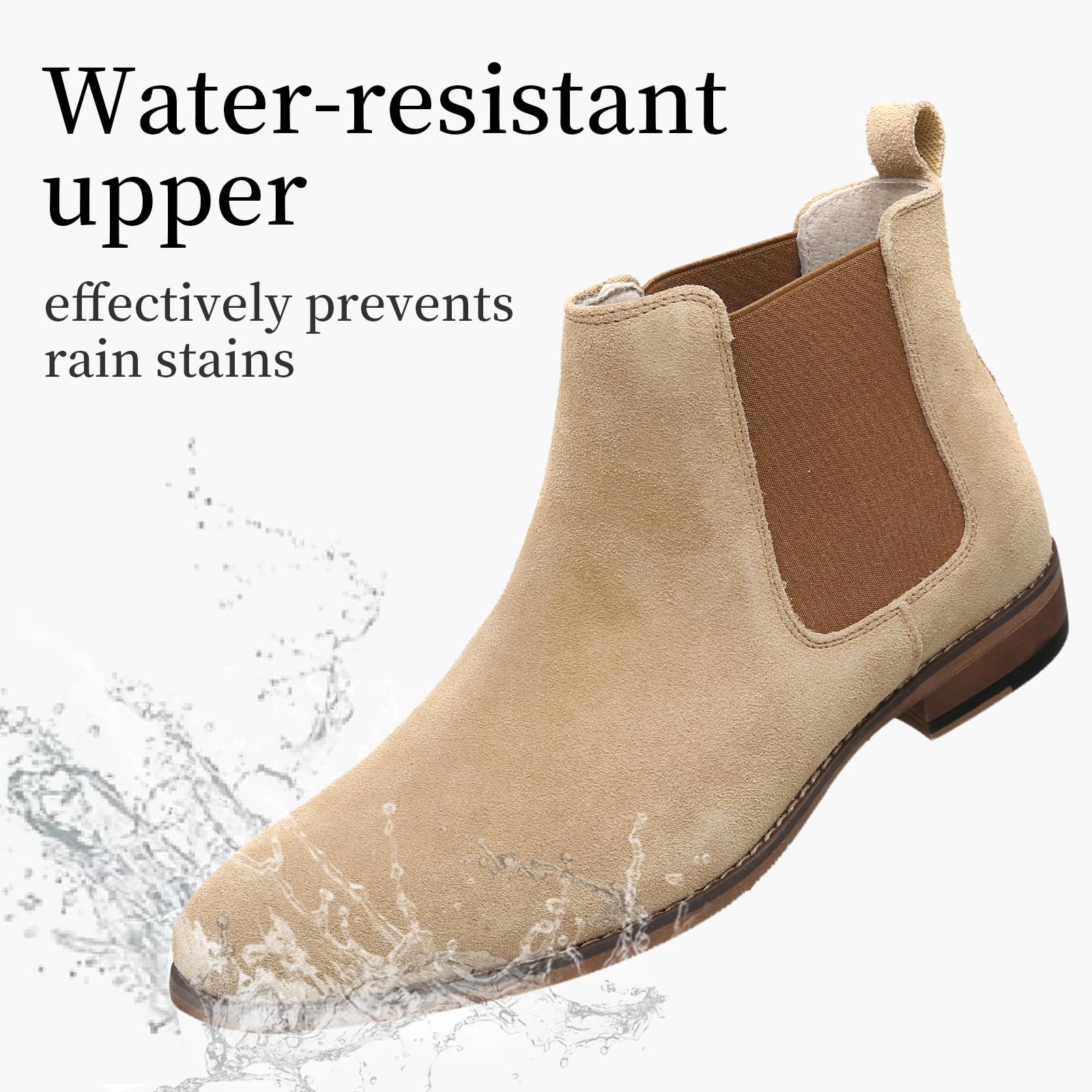 Premium Men's Chelsea Boots - Classic Elastic Dress Boots for Men | Comfortable & Stylish Ankle Boots for Casual, Office & Night Out