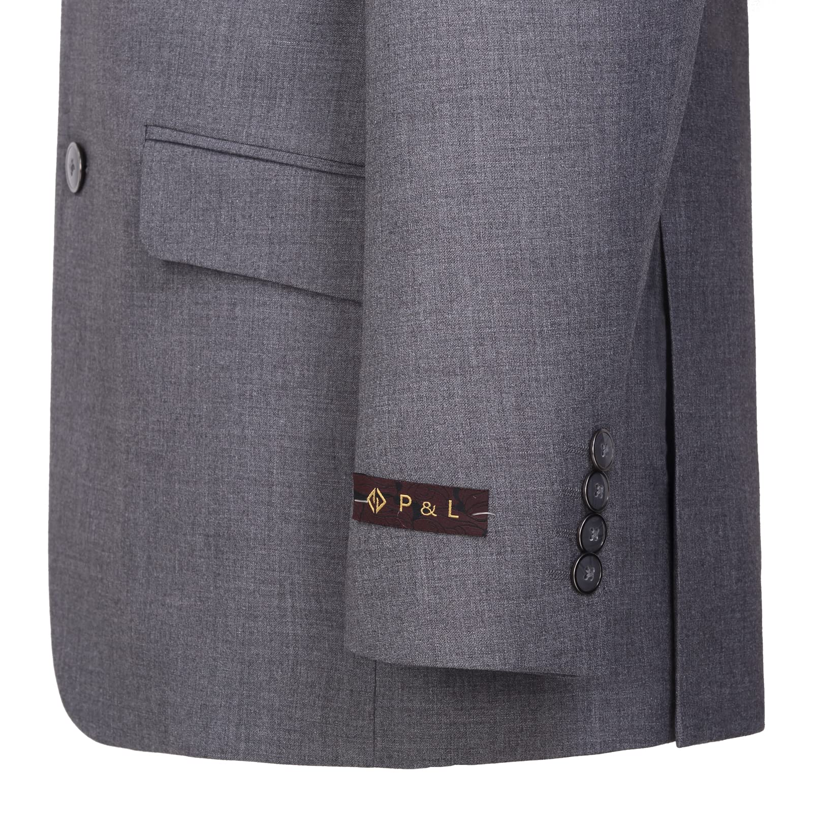 Men's Slim Fit 2-Piece Suit Set - 2 Button Business Blazer & Dress Pants | Formal Office Wear, Wedding Attire & Professional Outfits