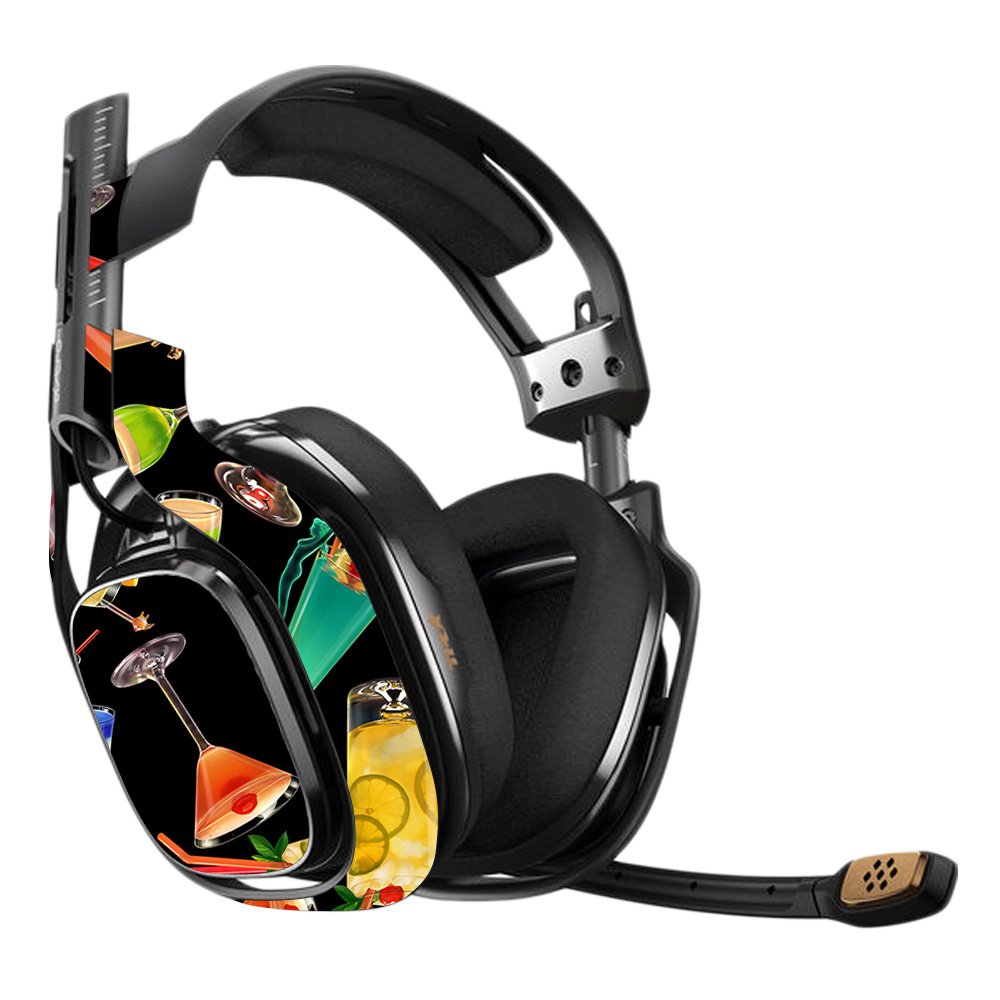 Astro A40 3rd Generation Gaming Headset Skin - Cocktail Therapy Vinyl Decal Wrap Cover | Protective, Durable & Customizable | Easy to Apply & Remove | Made in USA | Perfect for Gaming Setups & Personalization