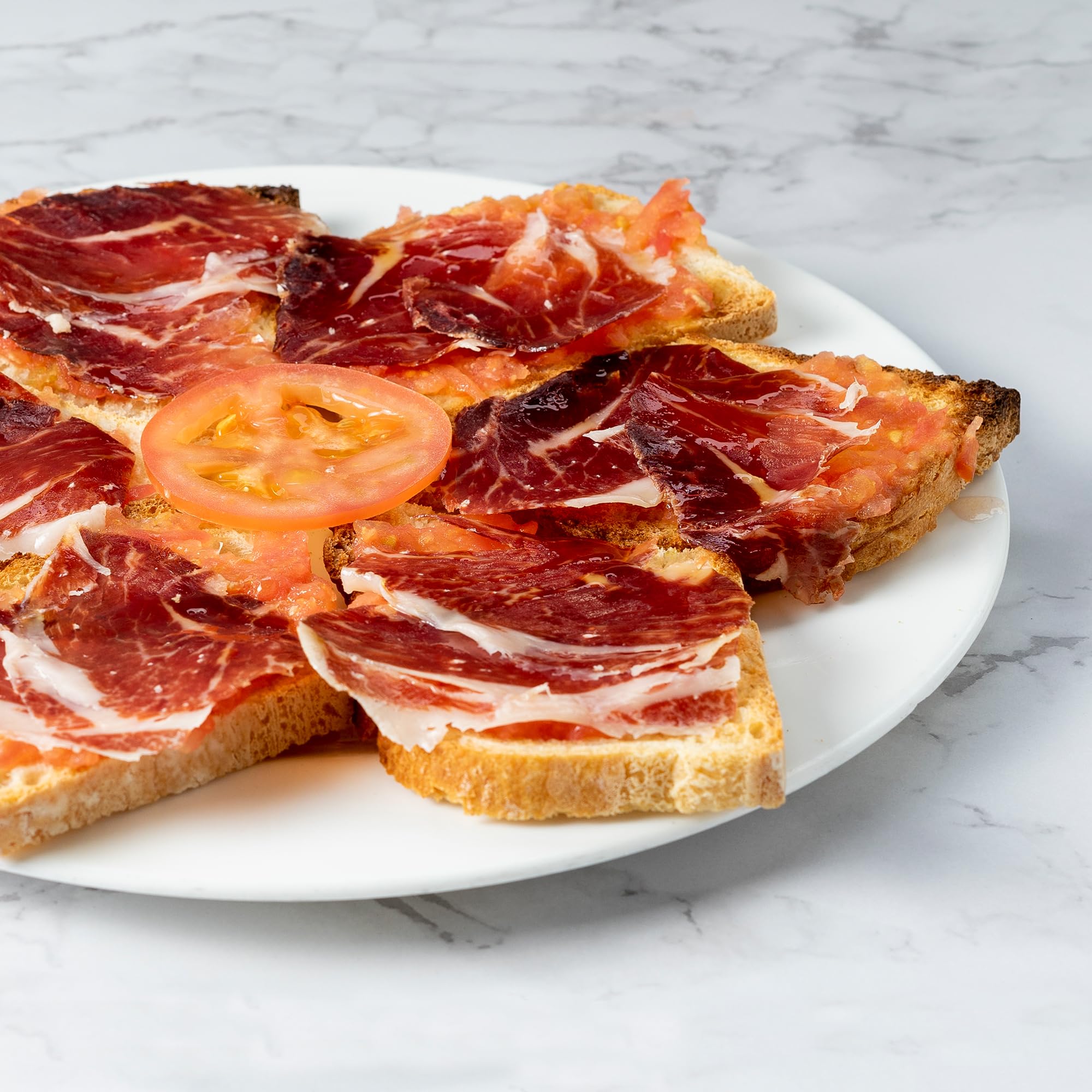 Premium Iberico Acorn-Fed Bellota Ham Shoulder Bone-In from Spain - 100% Pure Breed Pata Negra - Gluten Free (Includes Ham Stand & Knife) - Perfect for Charcuterie Boards, Gourmet Gifts & Spanish Cuisine