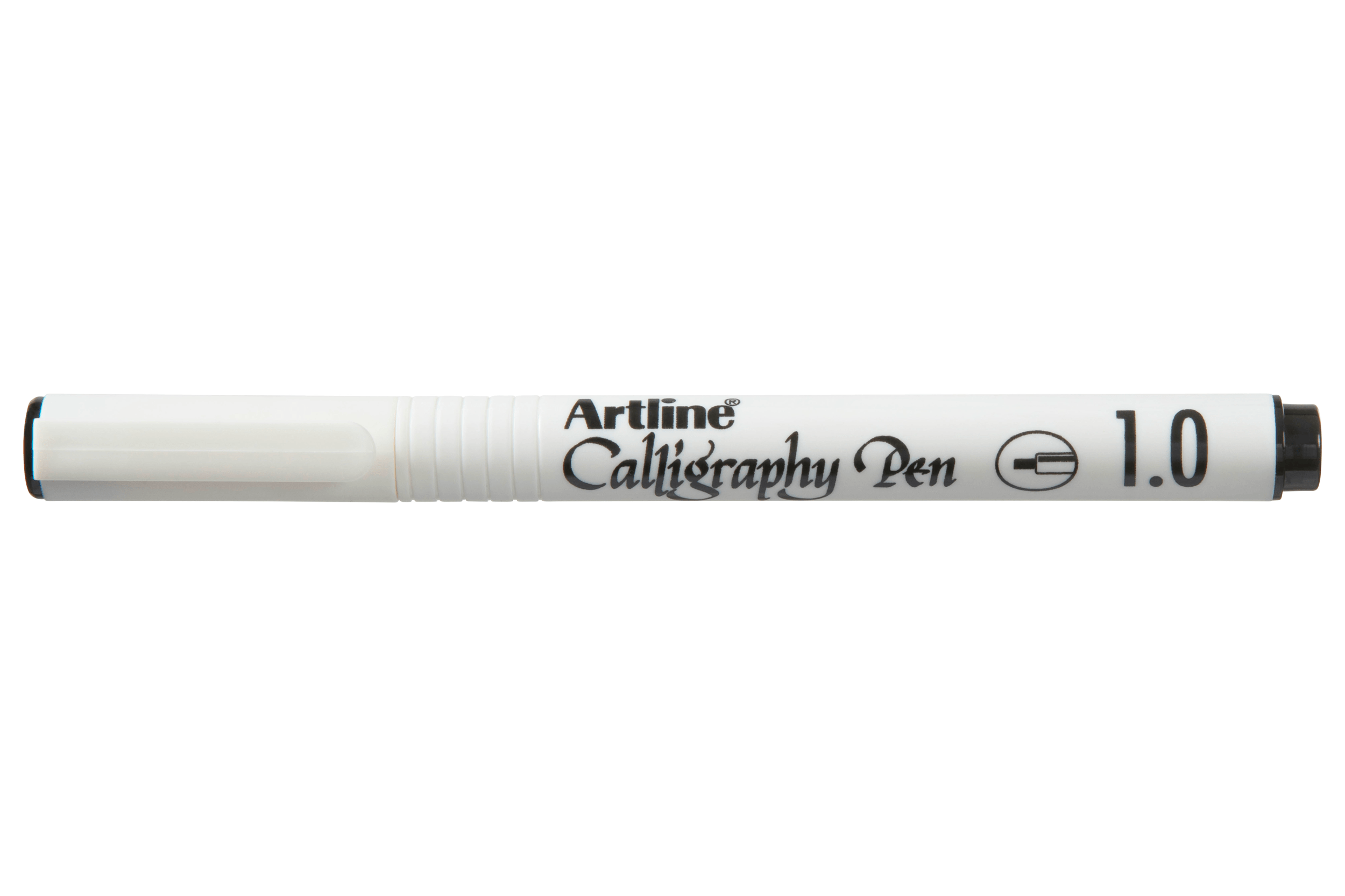 Artline 241 Calligraphy Pen Set - 12 Black 1mm Fine Tip Markers for Hand Lettering, Sketching & Bullet Journaling - Perfect for Artists, Students & Craft Enthusiasts
