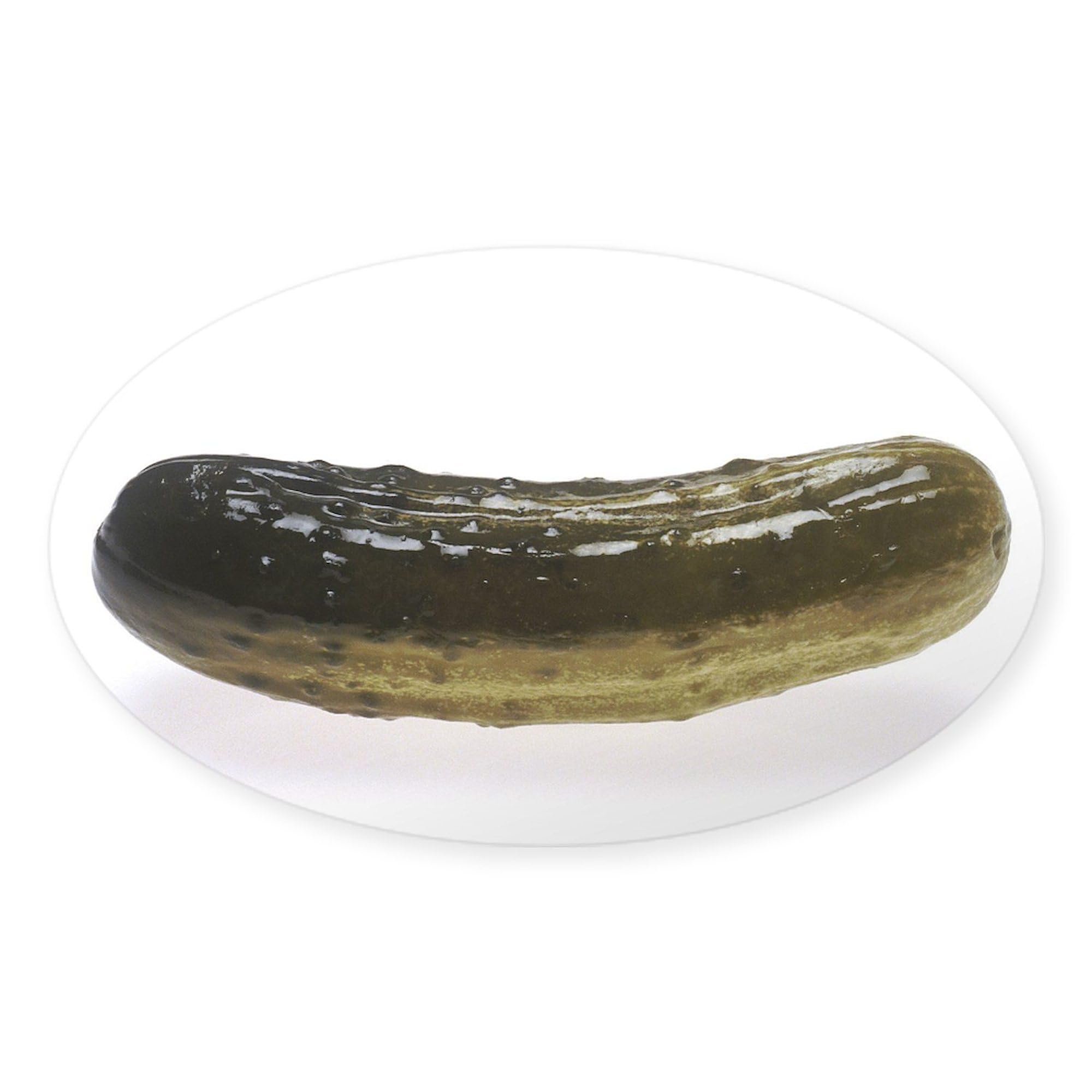 Dill Pickle Oval Bumper Sticker for Cars & Laptops