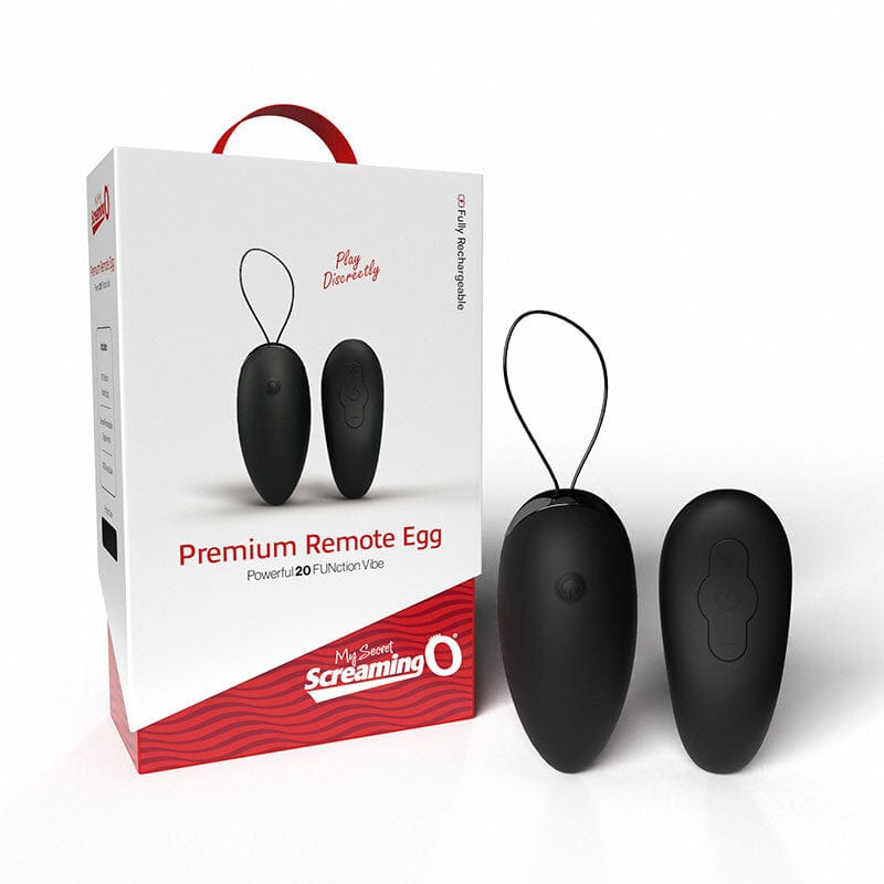 Screaming O Premium Remote Control Vibrating Egg - Wireless Couples Massager for Sensual Play & Intimate Moments - Perfect for Bedroom Fun & Long Distance Relationships