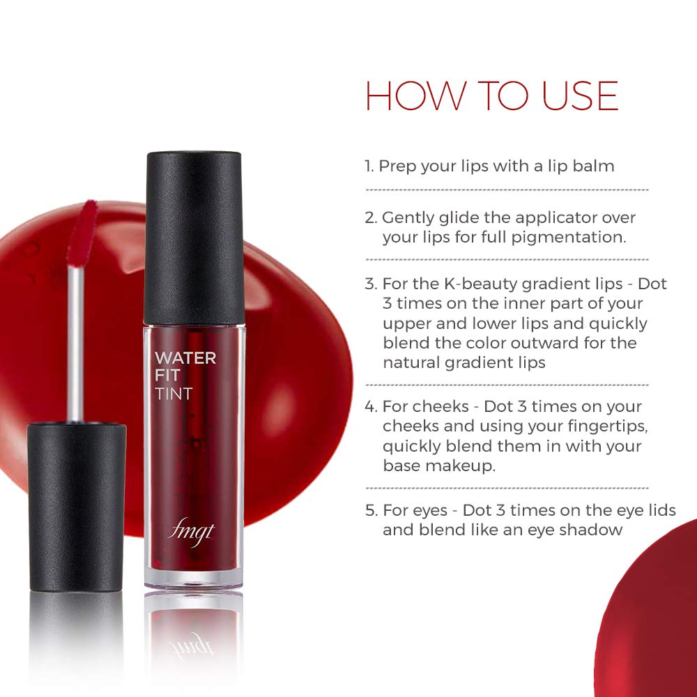 The Face Shop Lip Tint - Red Signal Matte Finish Long Lasting Lip Stain | Perfect for Everyday Wear, Date Night & Special Occasions