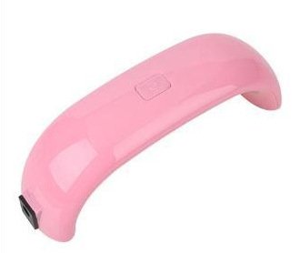 Professional 9W UV LED Nail Dryer Lamp - Mini USB Nail Art Light Machine for Gel Polish Curing & Phototherapy (Pink) | Perfect for Home Manicures, Salon Nail Art & DIY Gel Nail Extensions