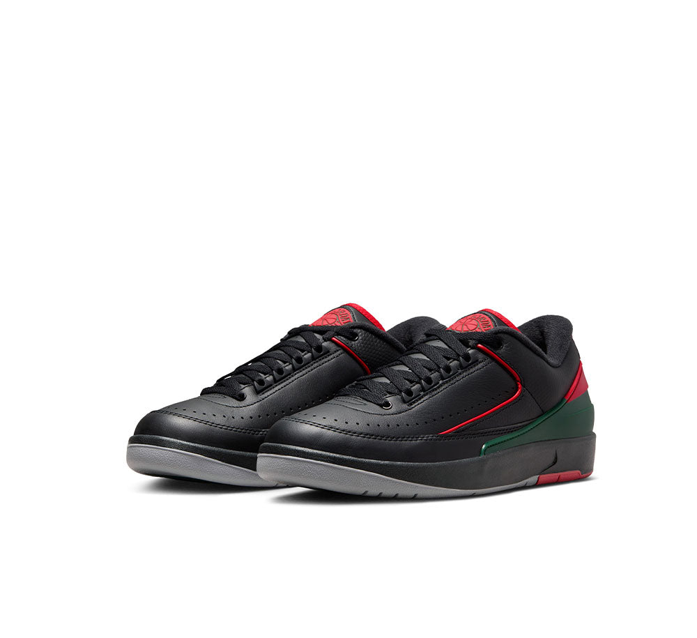 AIR JORDAN 2 RETRO LOW Men's Basketball Shoes - Classic White/Black/Red Colorway - Perfect for Streetwear & Casual Style