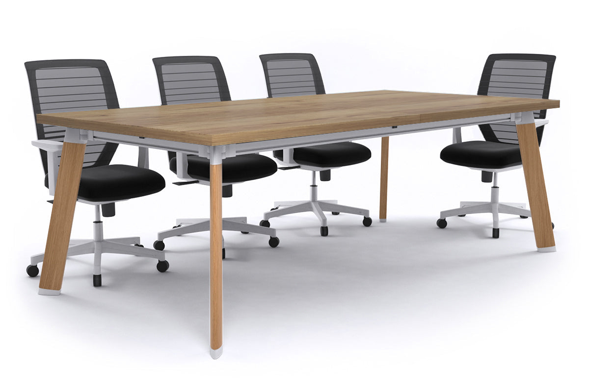 Adjustable Switch Meeting Room Table 2400L x 1200W - Modern Conference Table for Office Meetings & Collaborative Workspaces