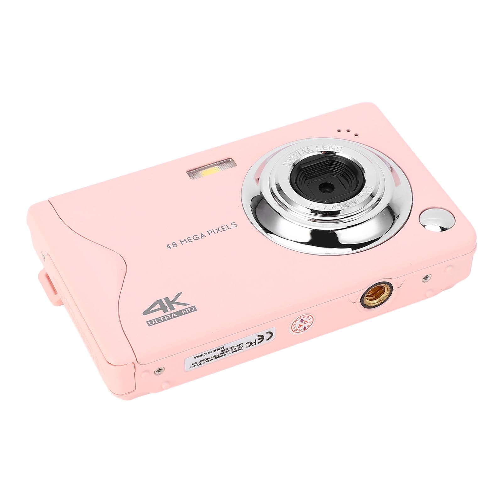 48MP Digital Camera with 4K Video & Built-in Microphone - Compact 3