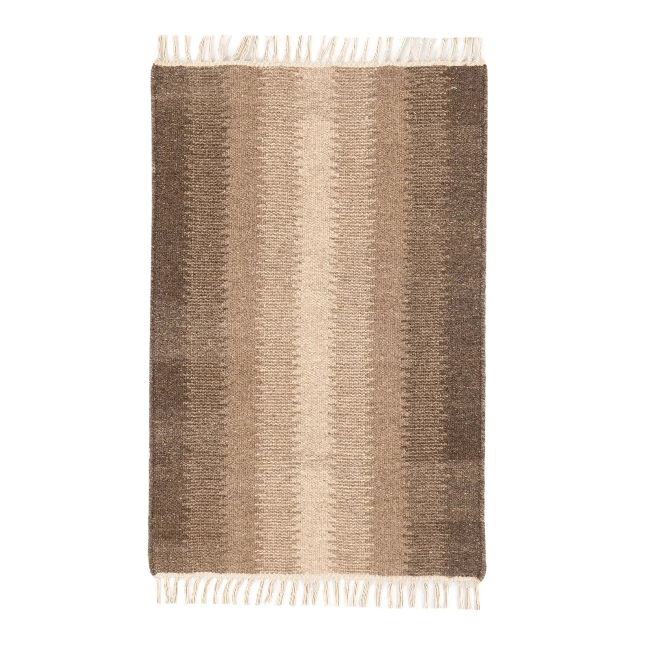 Dash & Albert Ronan Ikat Handwoven Wool Rug - Stylish & Durable Area Rug for Living Room, Bedroom, or Office Decor