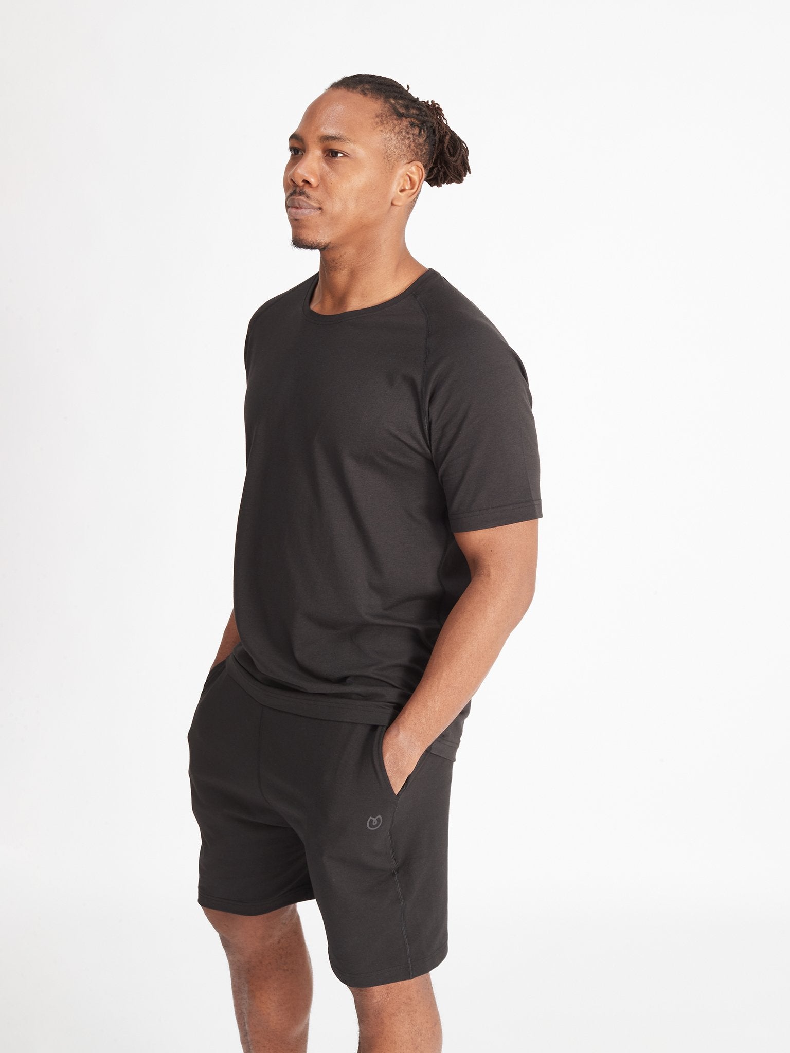 Eco-Friendly Men's Short Sleeve Yoga T-Shirt - Breathable & Sustainable Workout Top for Yoga, Gym & Active Lifestyle