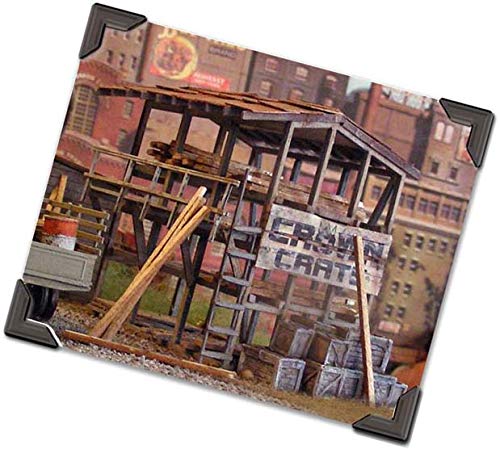 O Scale Model Train Buildings - Crown Crate Company - 0424 | Realistic Miniature Structures for Model Railroad Layouts, Dioramas & Collectors