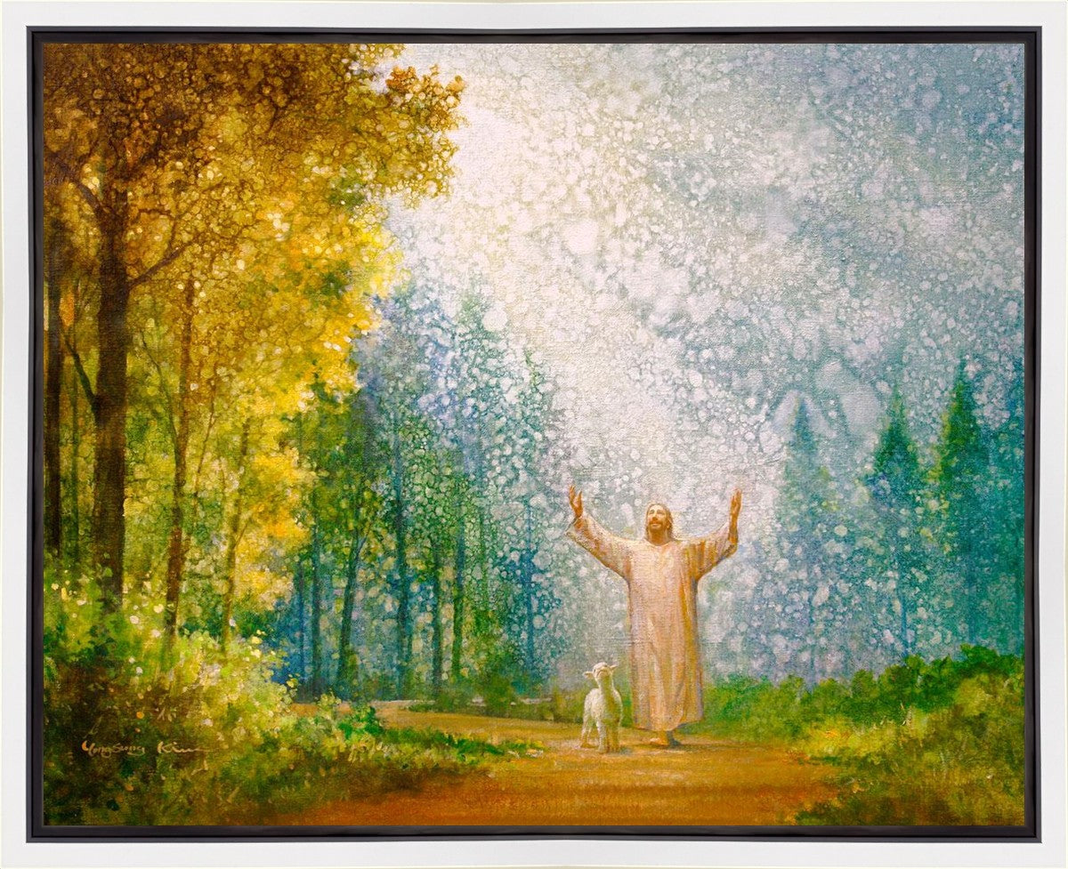 Oh My Father Gallery Wrap Canvas - Premium Handmade Wall Art for Home & Office Decor - Perfect for Living Room, Bedroom, or Gift Giving