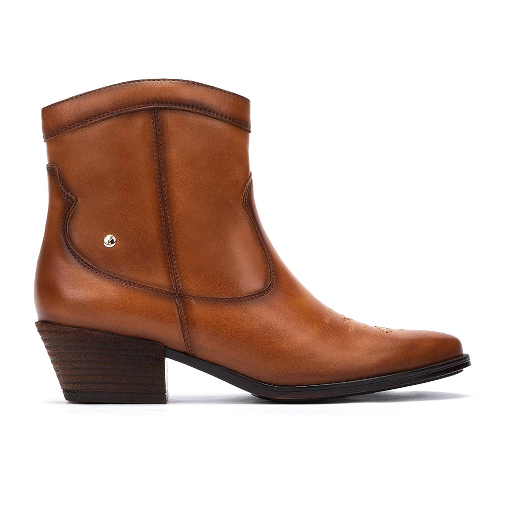 Pikolinos Vergel Western Boots for Women - Genuine Leather Cowboy Boots with Comfortable Fit - Perfect for Country Rides, Rodeos & Western Fashion