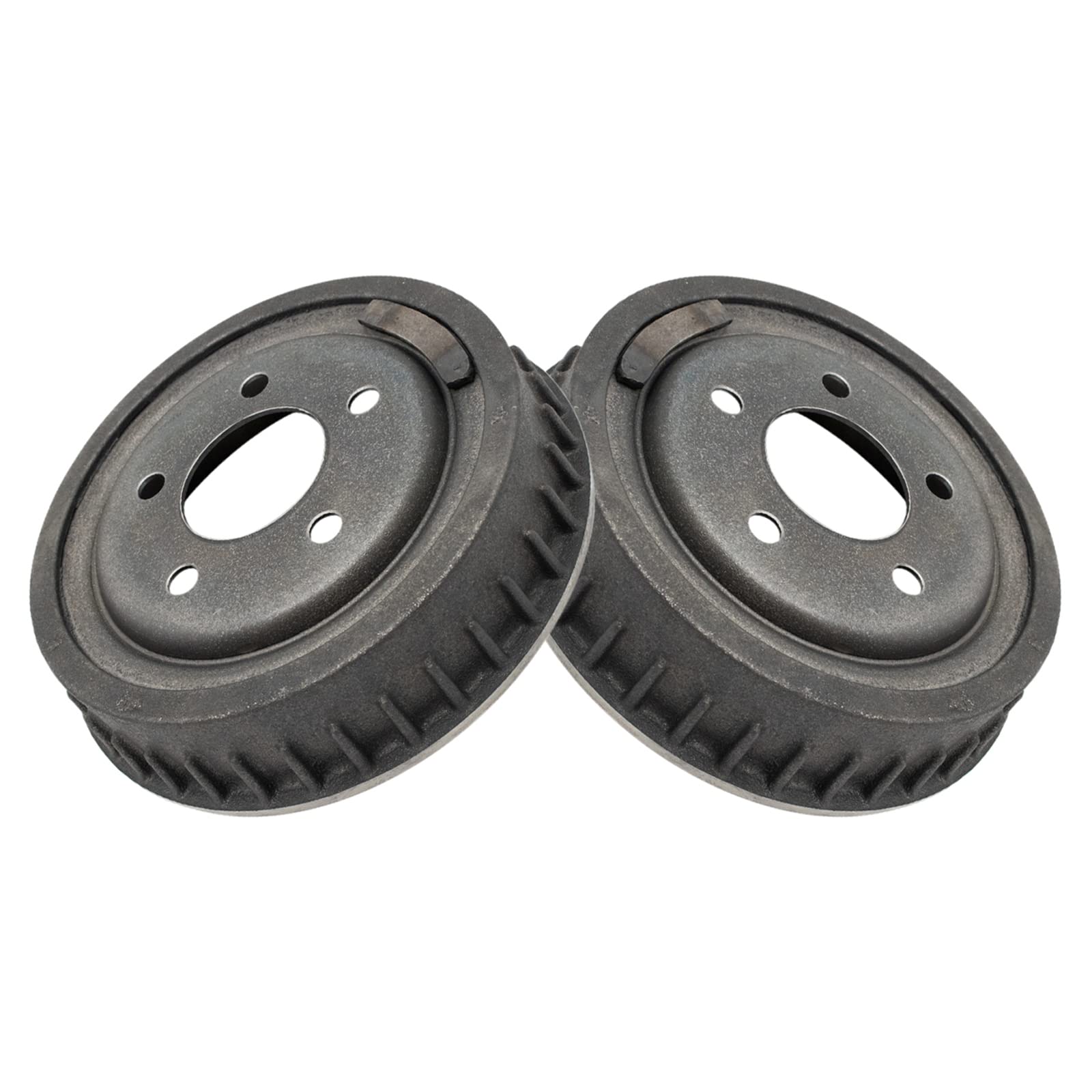 TRQ Rear Brake Drum Pair Set for 2001-2009 Mazda B2300, 1998-2001 B2500, 1998-2007 B3000, 1998-2009 B4000 & 1998-2009 Ford Ranger - Perfect for Smooth Braking & Vehicle Maintenance