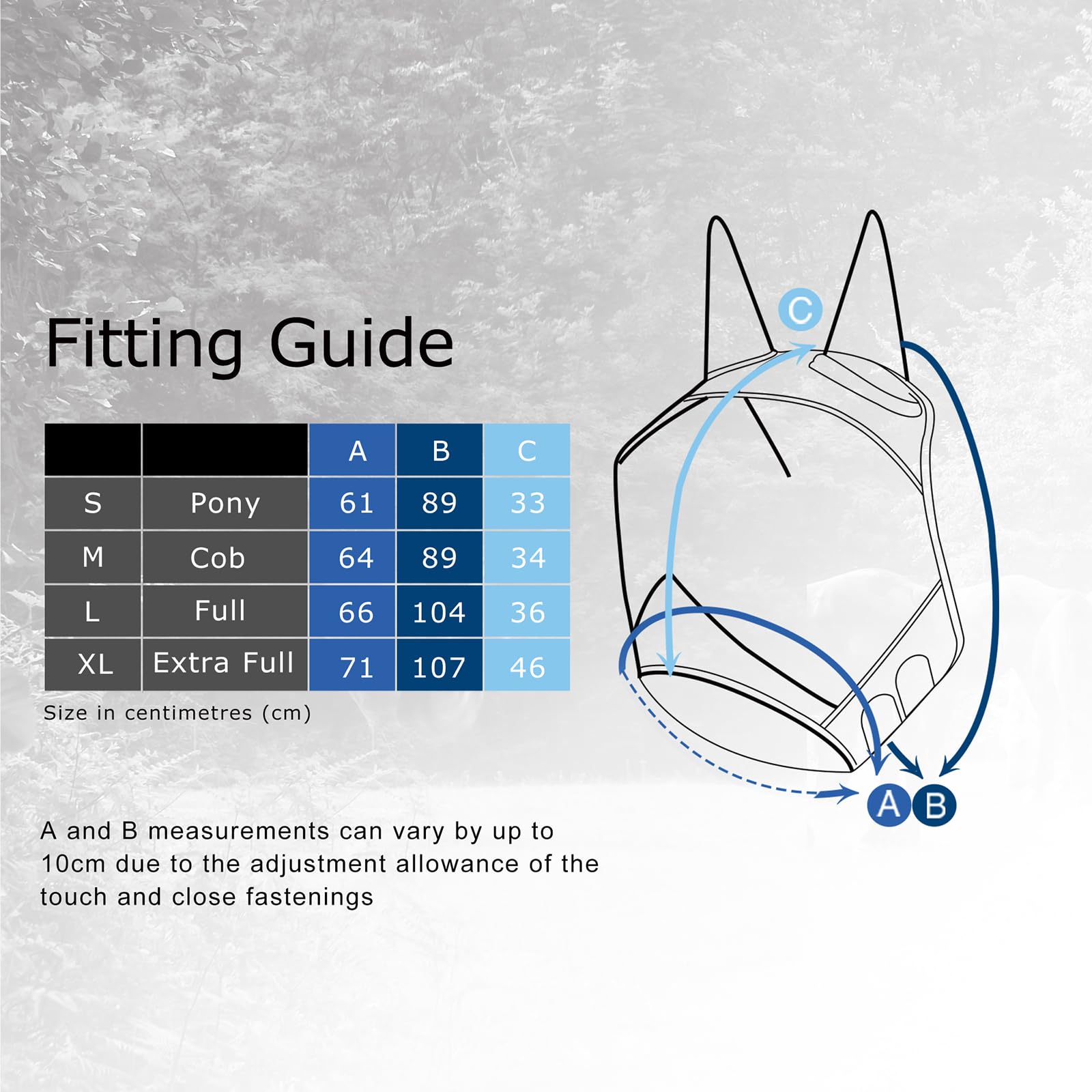 Harrison Howard Pro Luminous Horse Fly Mask with UV Protection - Large Eye Space, Standard with Ears - Light Champagne XL Extra Full Size - Perfect for Summer Riding, Pasture Protection & Outdoor Horse Activities