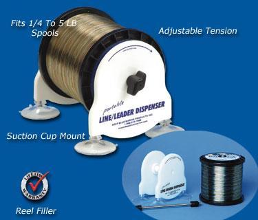 Deep Blue Marine Products Portable Reel Filler - Professional Fishing Line Winder for Saltwater & Freshwater Anglers - Perfect for Boat, Pier and Shore Fishing