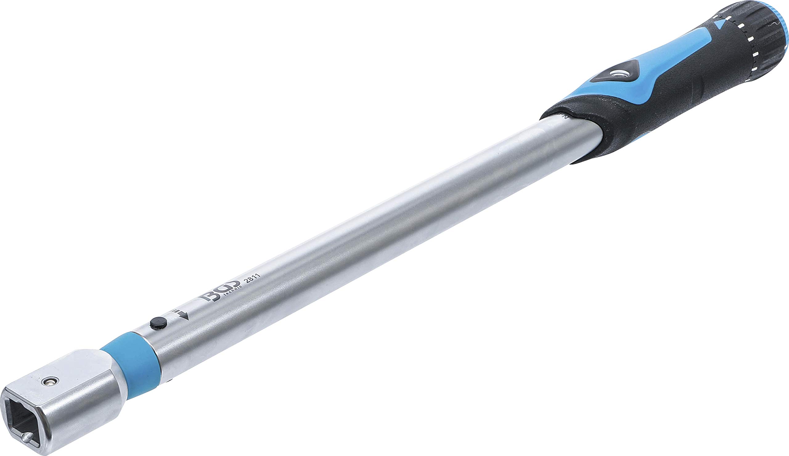 BGS 2811 Torque Wrench 40-200 Nm (29-147 ft-lb) for 14x18mm Insert Tools - Professional Automotive & Bike Repair Tool for Mechanics