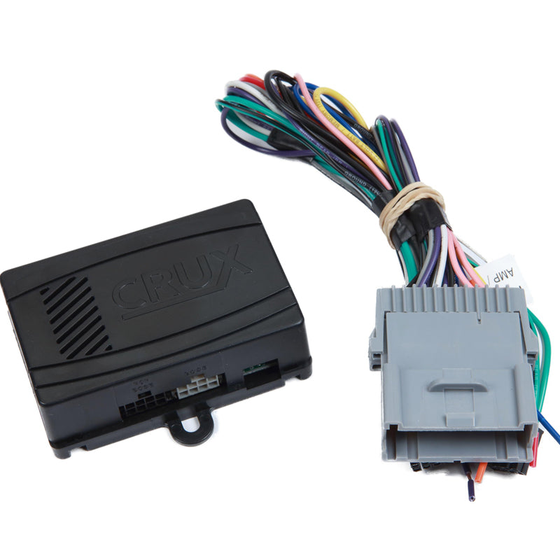 Crux SOCGM 17C Radio Replacement Interface with Chime for GM Class II BOSE Amplified & Non-Amplified Systems - Perfect for Car Audio Upgrades & Factory Radio Replacement