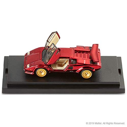 Hot Wheels Redline Club RLC Exclusive 1982 Lamborghini Countach LP500 S Diecast Model Car - Limited Edition Collectible for Car Enthusiasts & Display Showcase