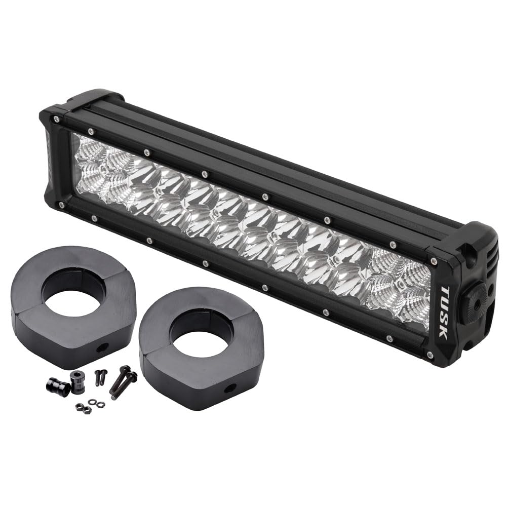 TUSK V2 12 Inch LED Light Bar Kit for Polaris RZR S 1000 EPS (2016-2020) - Bright Off-Road Lighting for Night Trail Riding & Adventure