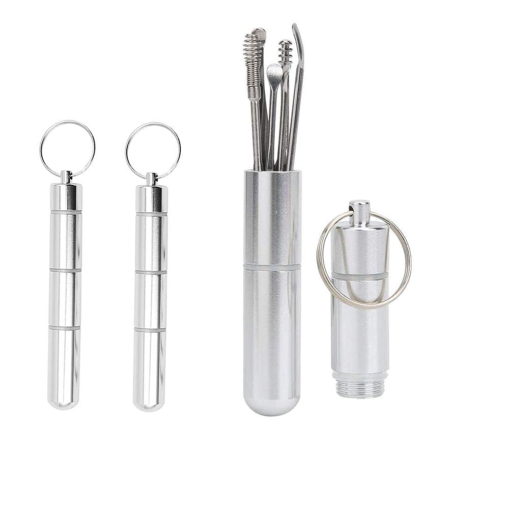 Ear Wax Removal Kit - 3-Piece Ear Curette Cleaner Set with Storage Box for Safe & Gentle Ear Cleaning at Home or Travel