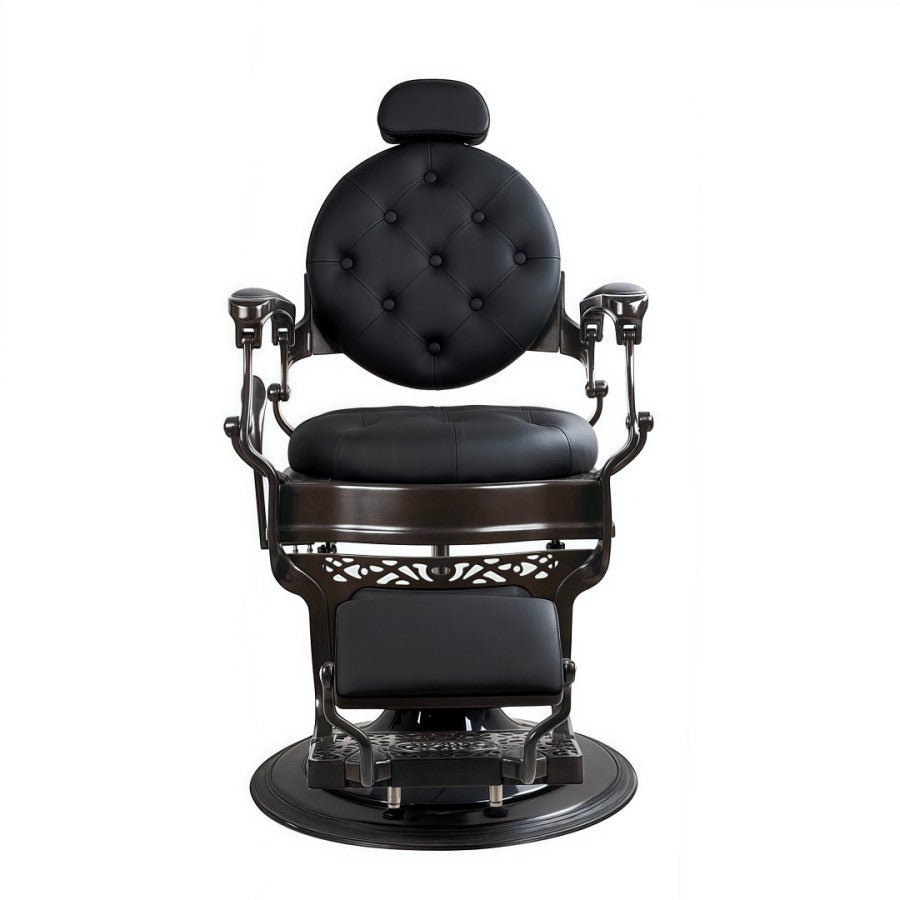 Greenlife Luxury Premium Antique Salon Barber Chair - Vintage Styling Chair for Professional Barbers & Home Use - Perfect for Barber Shops, Salons & Man Caves