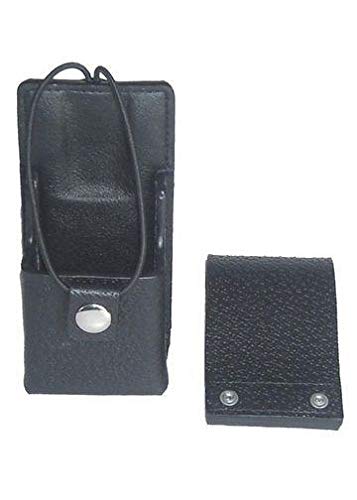 Motorola PMNN4045 Two Way Radio Leather Carry Case with Swivel Belt Loop - Durable Protection for Walkie Talkie - Perfect for Construction, Security & Outdoor Activities