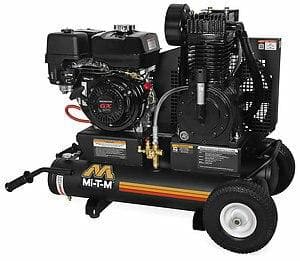 8 Gallon Two Stage Gasoline Air Compressor - AM2 PH09 08M - Powerful & Portable for Construction, Auto Repair & DIY Projects