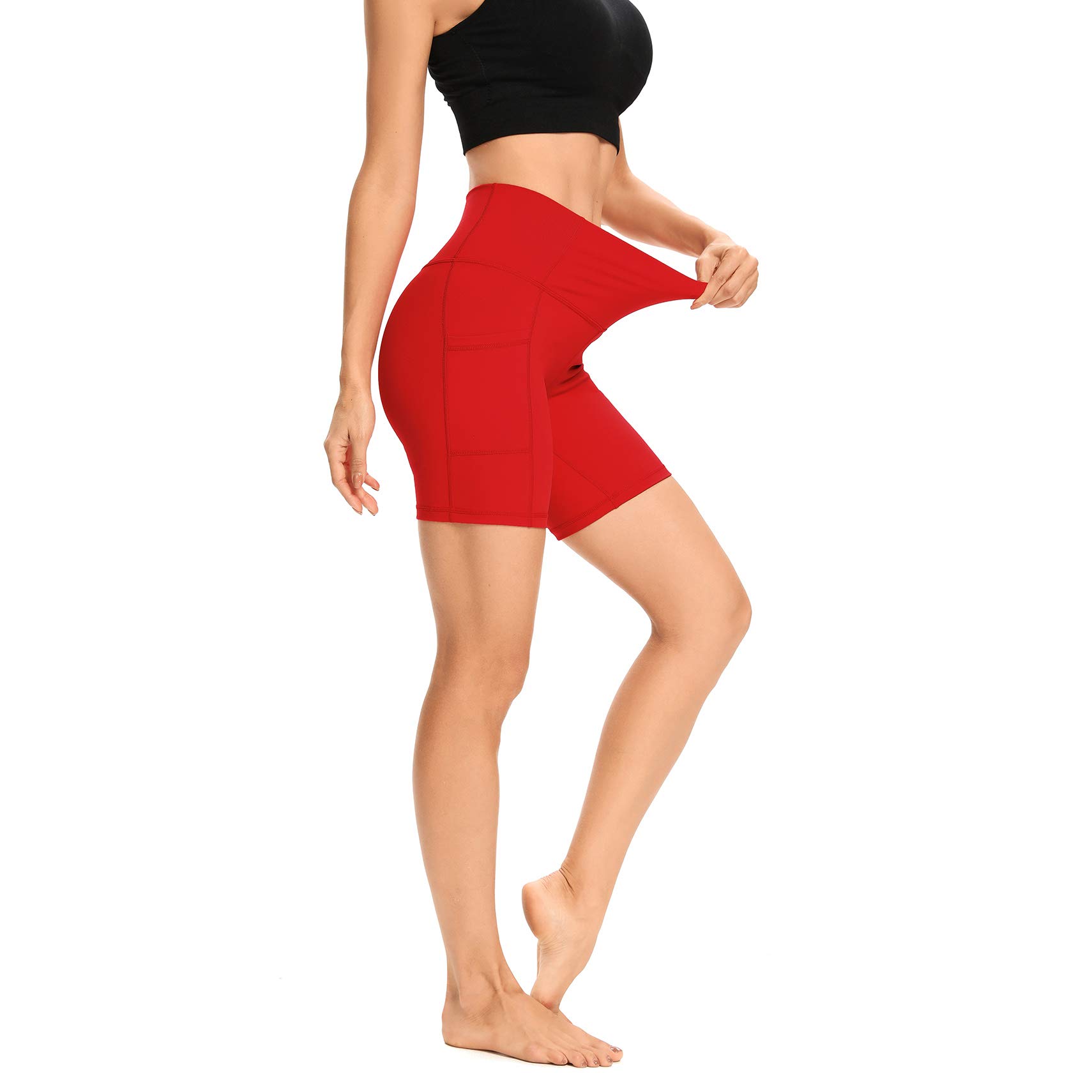 LXNMGO High Waist Yoga Shorts for Women - 2