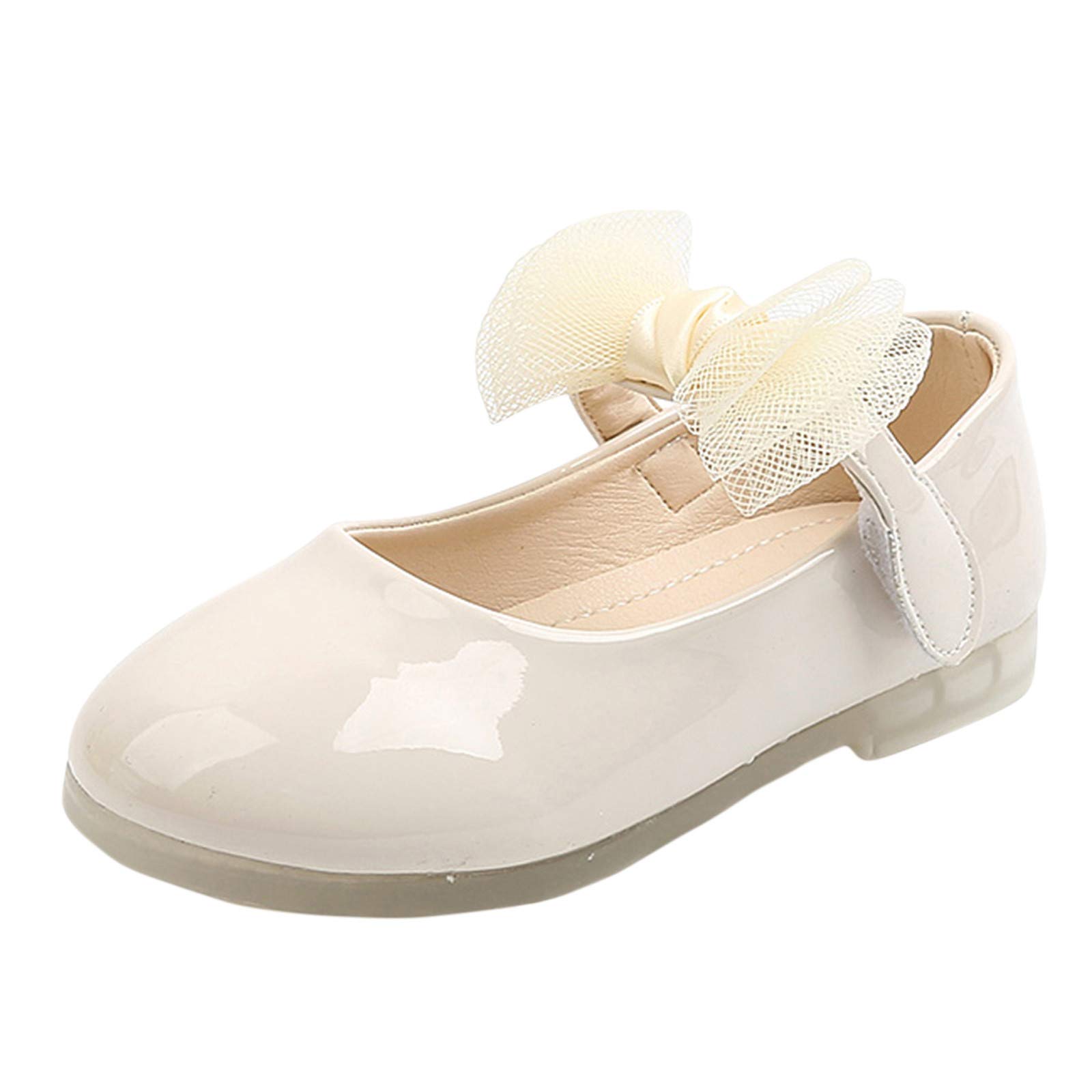 **Soft Leather Baby Shoes for Boys & Girls - Non-Slip Toddler Shoes for First Walkers, Princess & Knot Design - Perfect for Indoor Play, Outdoor Adventures & Special Occasions**