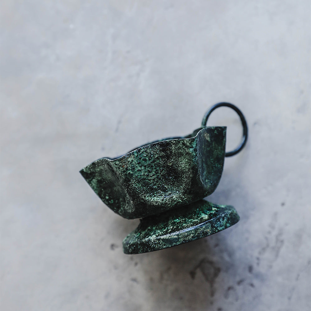 Emerald Iron Candle Holder - Elegant Home Decor for Dining Table, Wedding Centerpiece & Romantic Ambiance