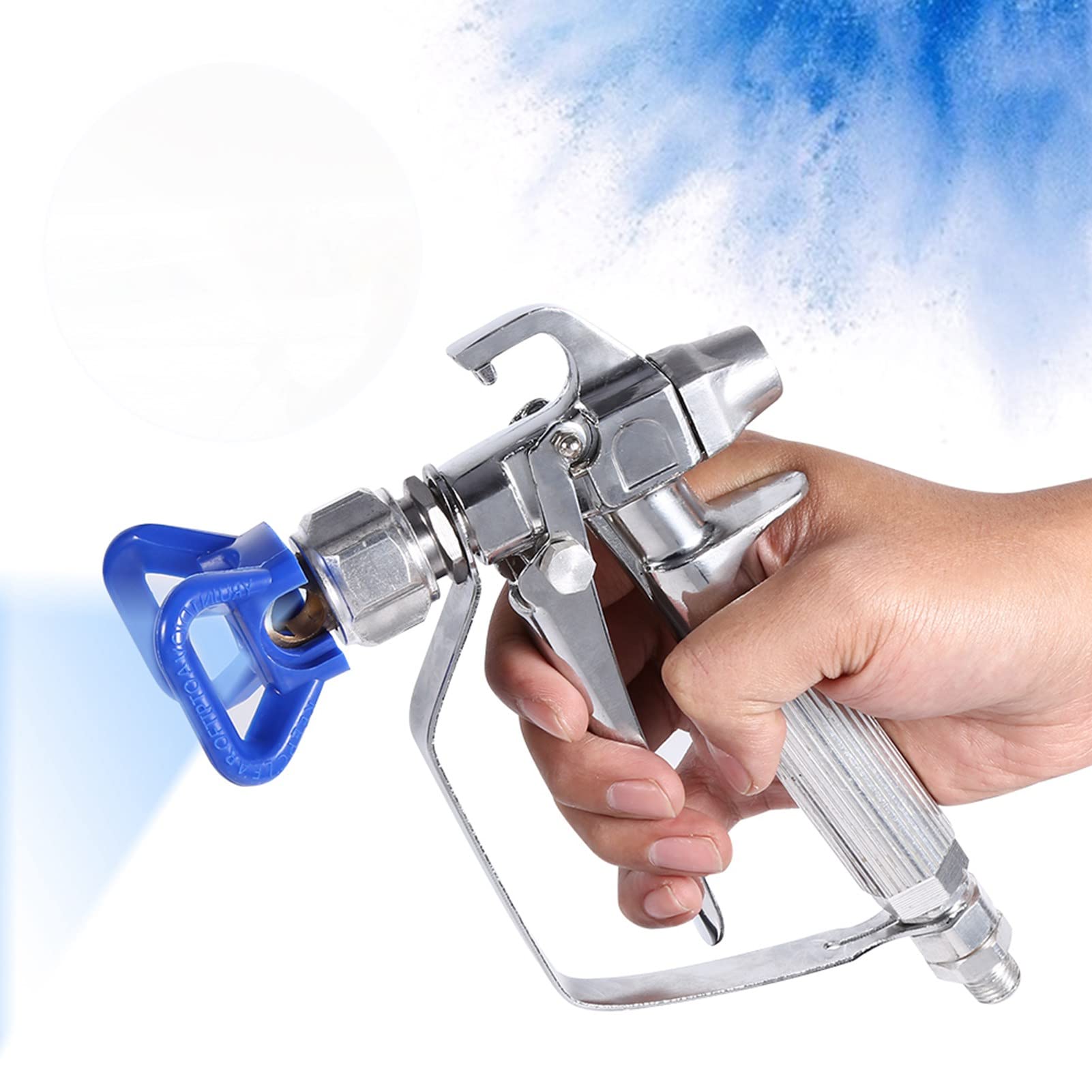 Professional Airless Paint Sprayer - High Pressure Stainless Steel Spray Gun for Car Body Coating & Home Painting Projects (8.3x5.5 Inch) | Perfect for DIY, Automotive Refinishing & Interior/Exterior Wall Painting